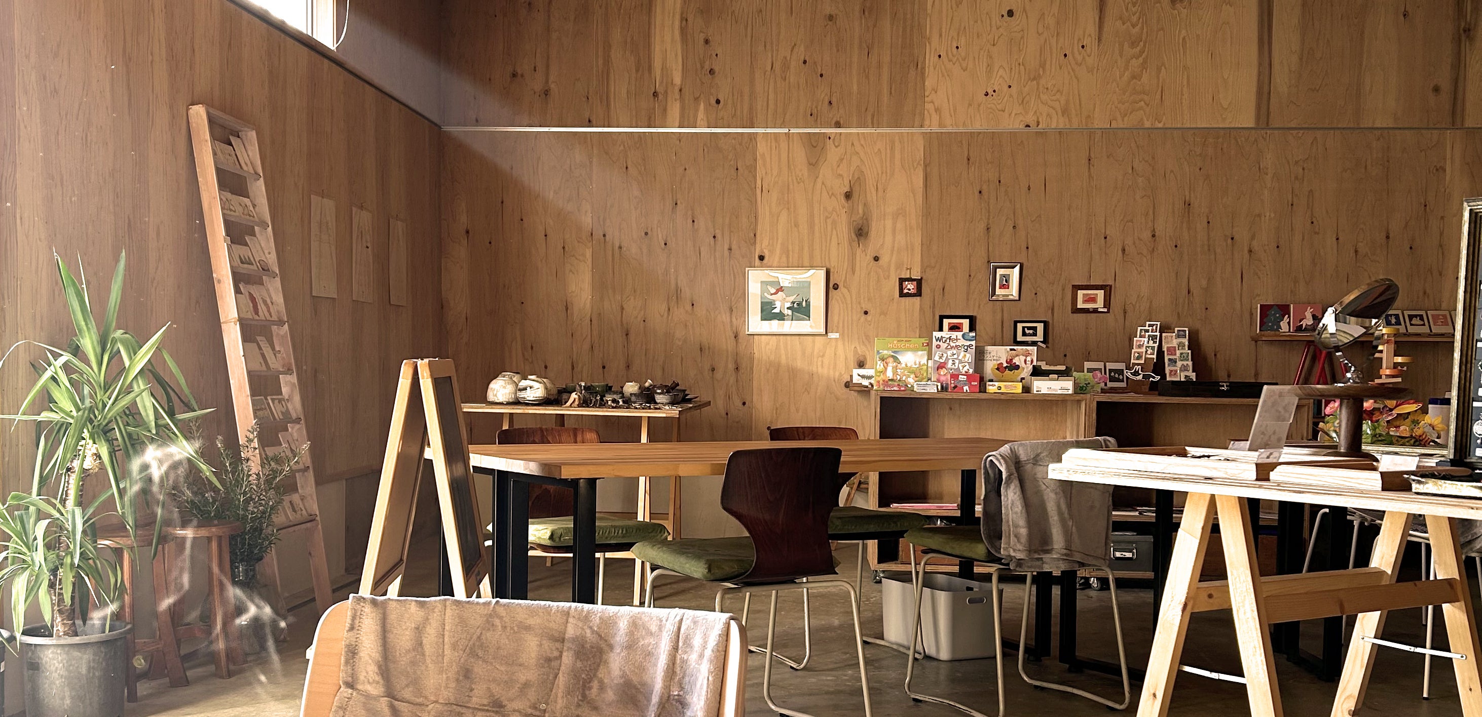 菊地のアトリエの風景