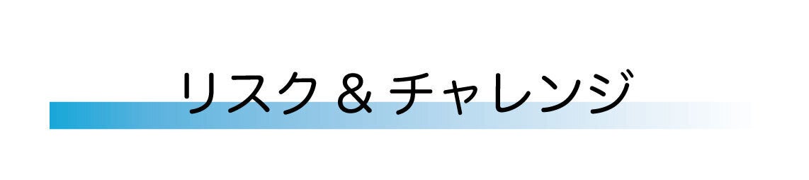 リスク&チャレンジ