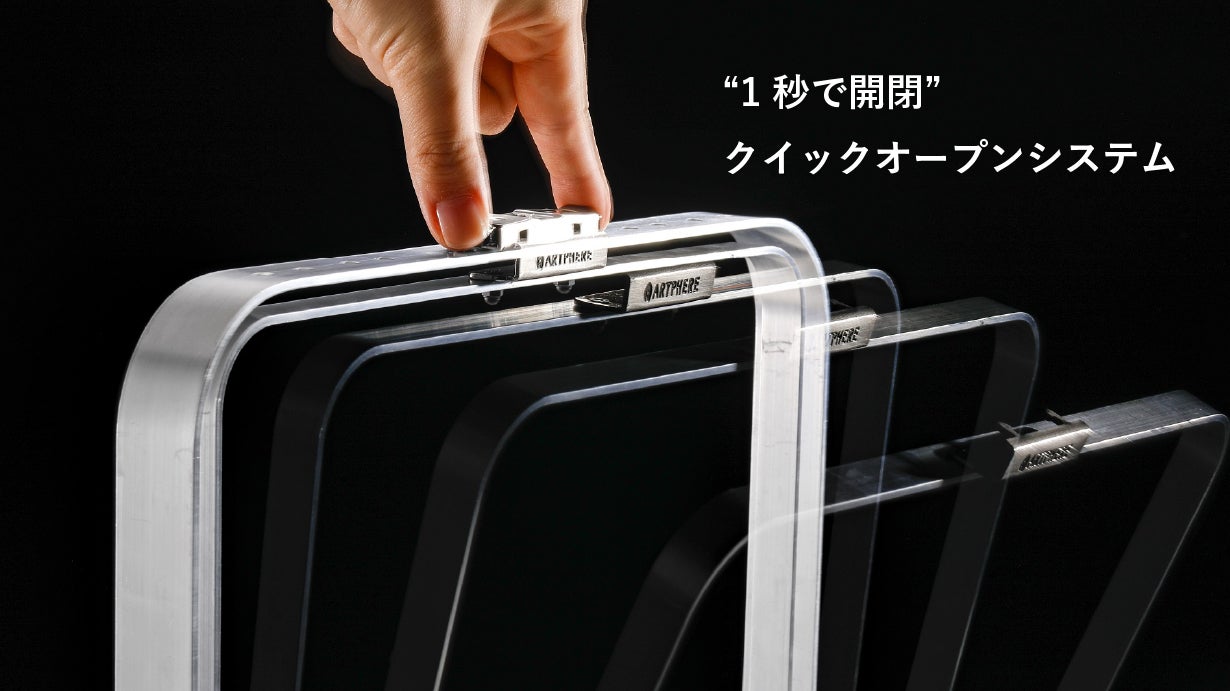 ガバッと開閉、瞬間収納！これが新世代ショルダーバッグの形