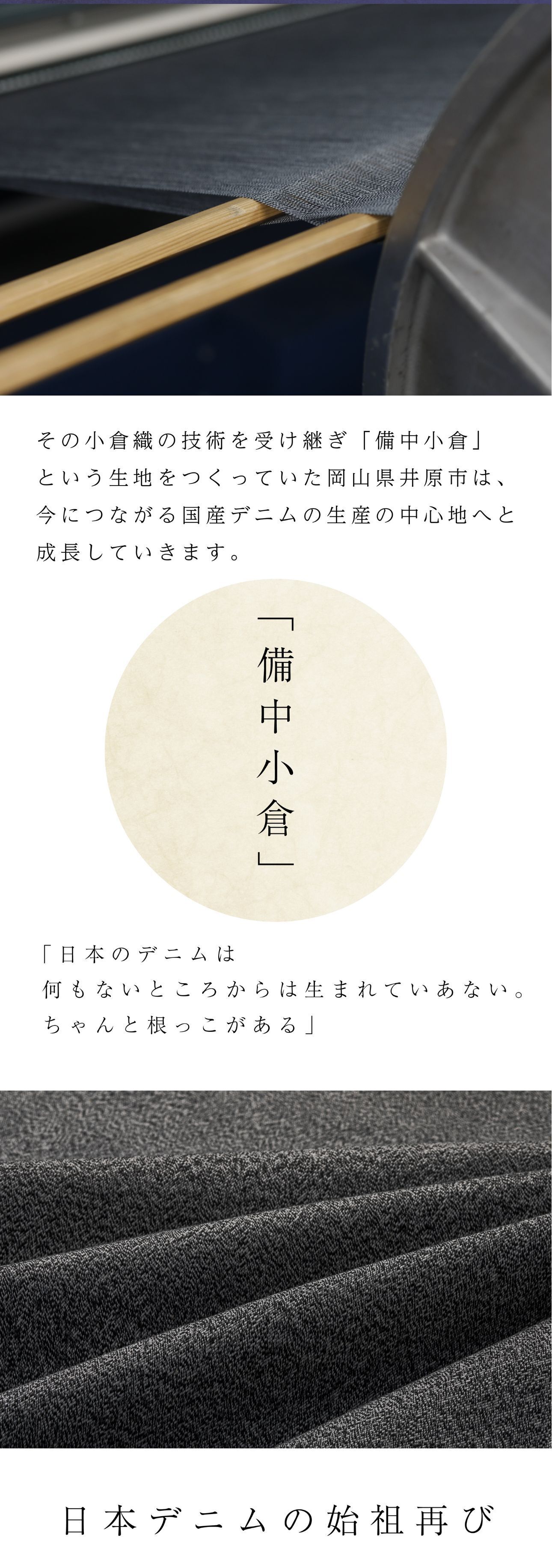 デニムの源流｜小倉織】KOKURA DENIMコラボ企画 似合うと出会う帽子