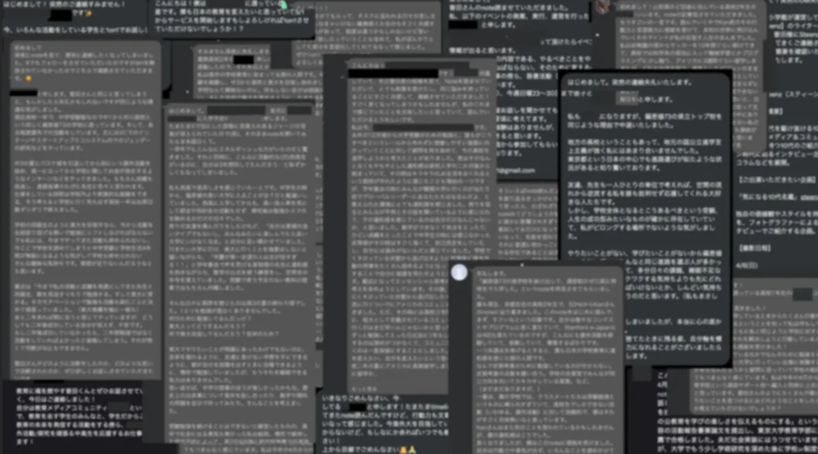 モザイクをかけています