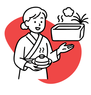 料理やお風呂の魅力発信