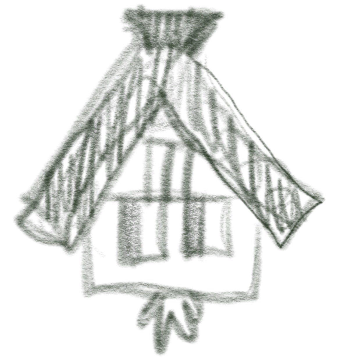 隠れキャラクターのイラスト