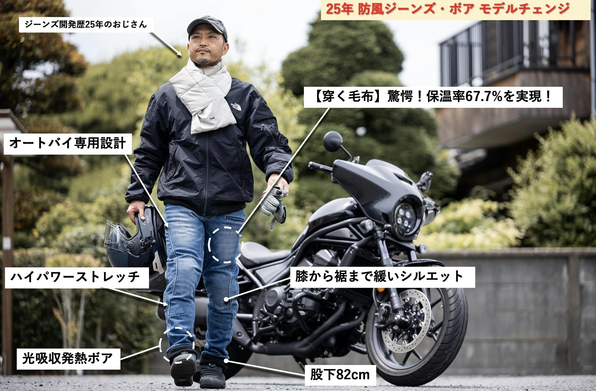 BMCサイトプレオープン）25年防風ジーンズ・ボアが人気です