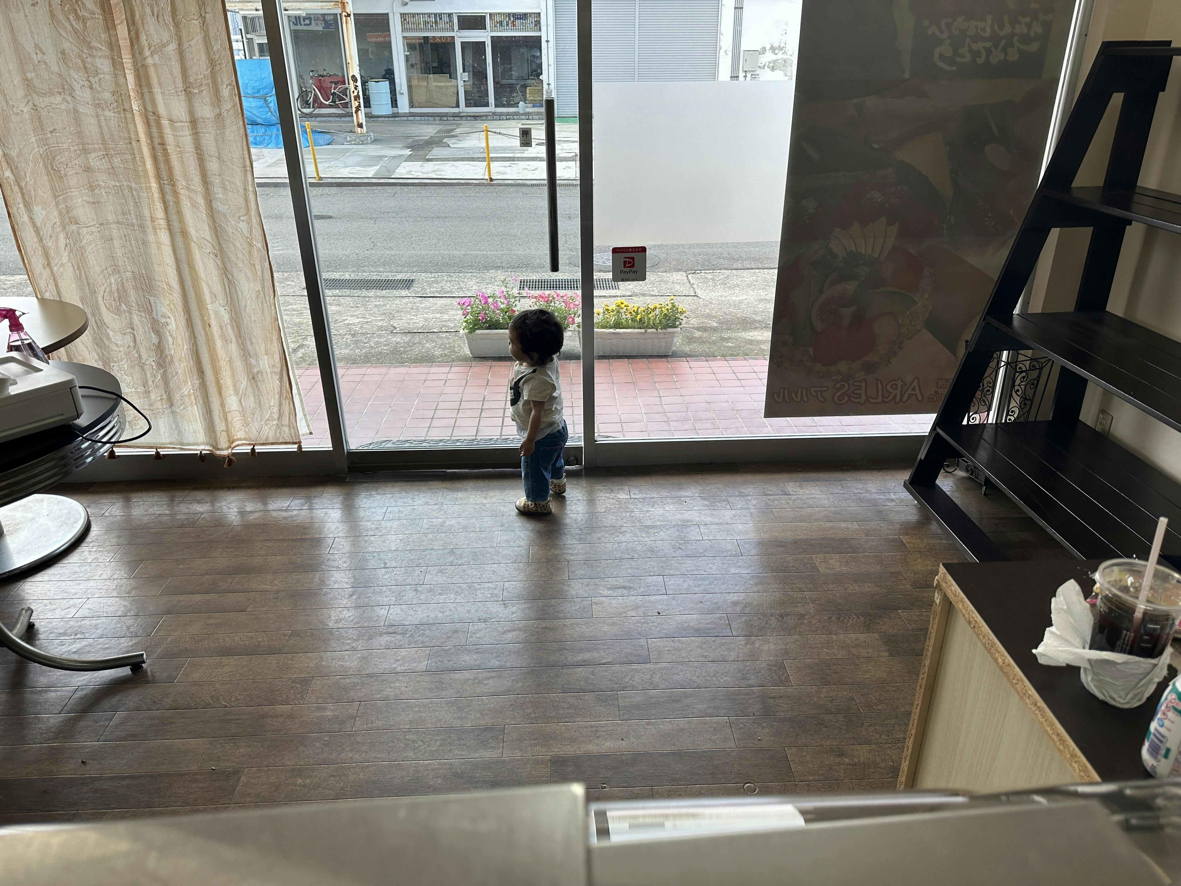 現場監督の孫ちゃん！