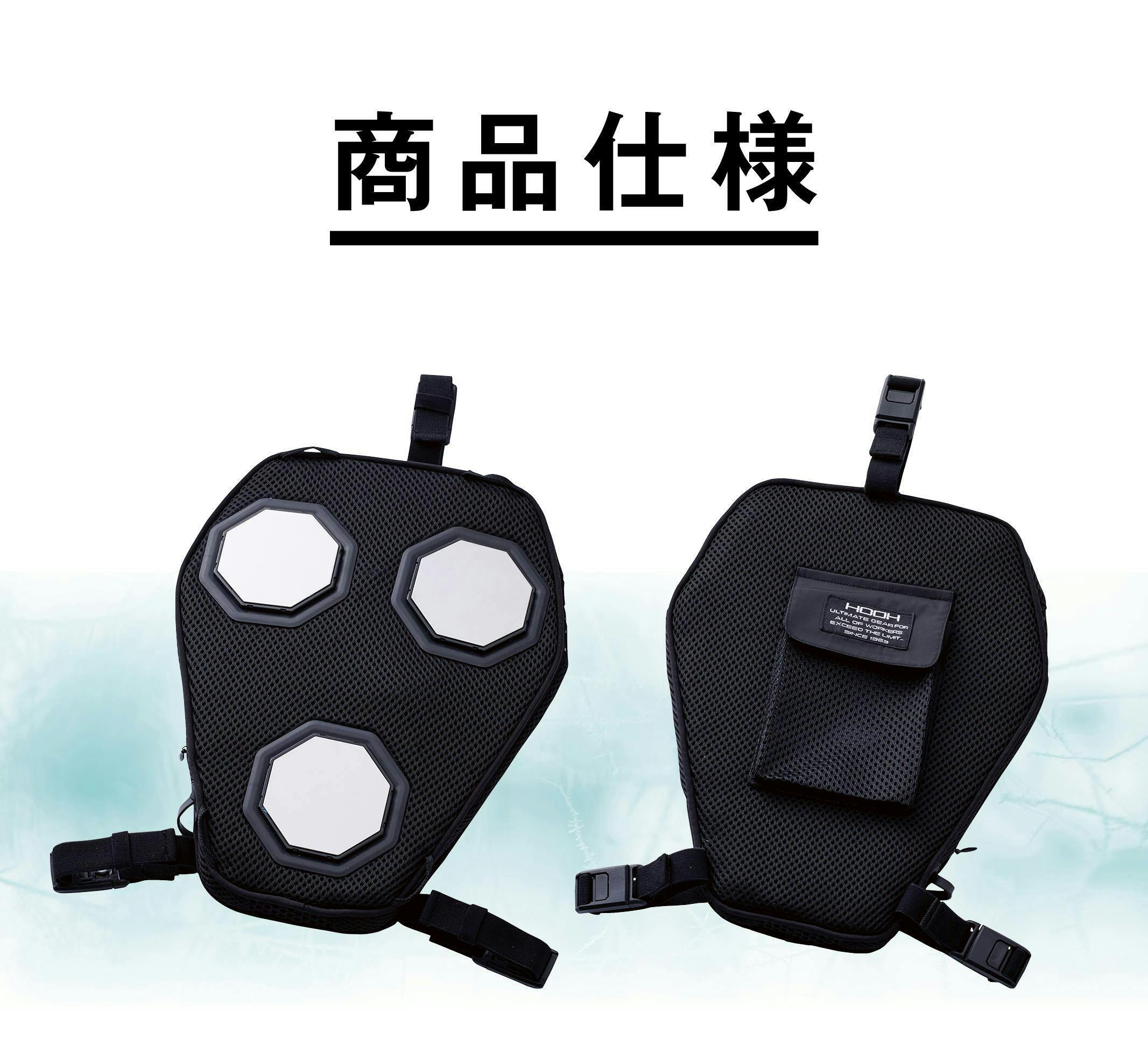 クラファン中のグラフェン搭載新型ペルチェプレートとペルチェ対応シャツセット リュックやシートに装着するだけで冷却できるグラフェン搭載新型