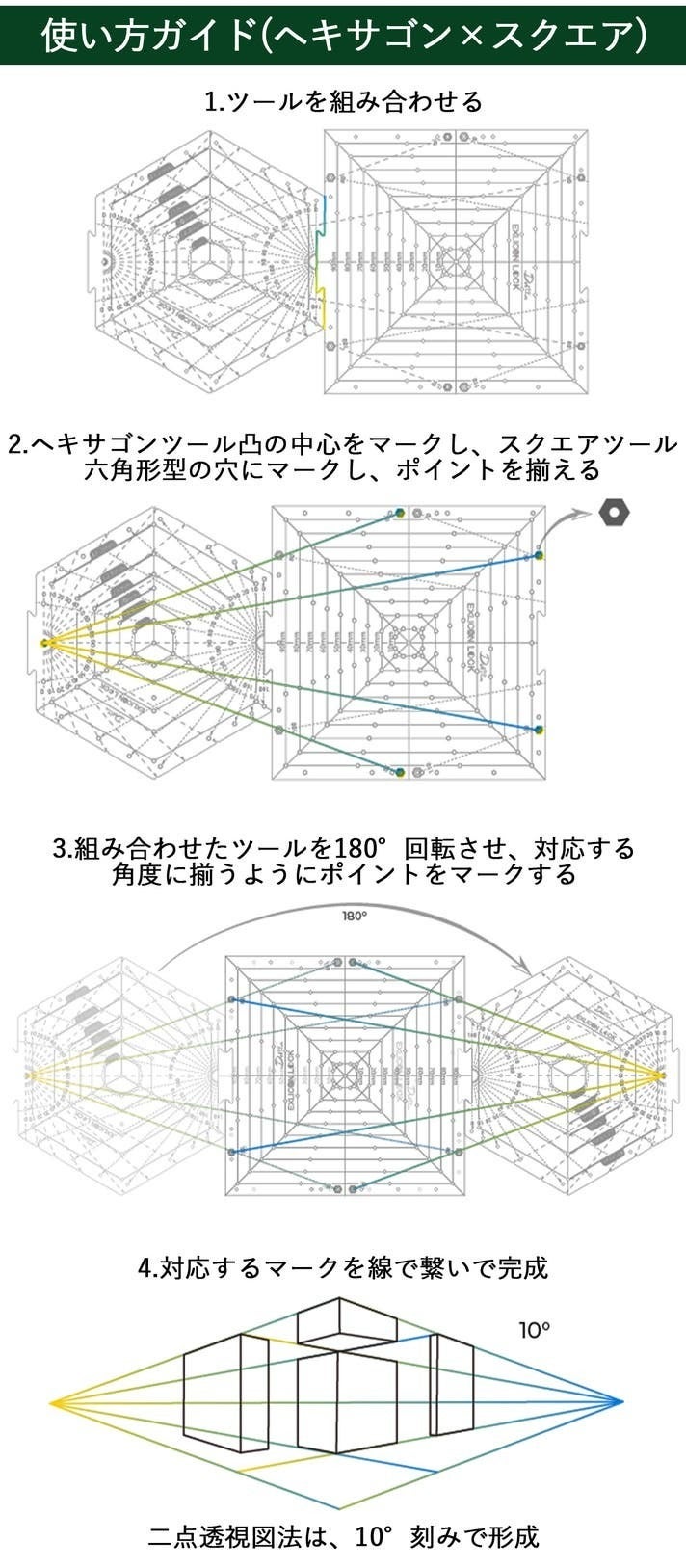 見取り図　法被 一点～四点透視図法を手軽に描ける！趣味も仕事もデザインの幅を広げる