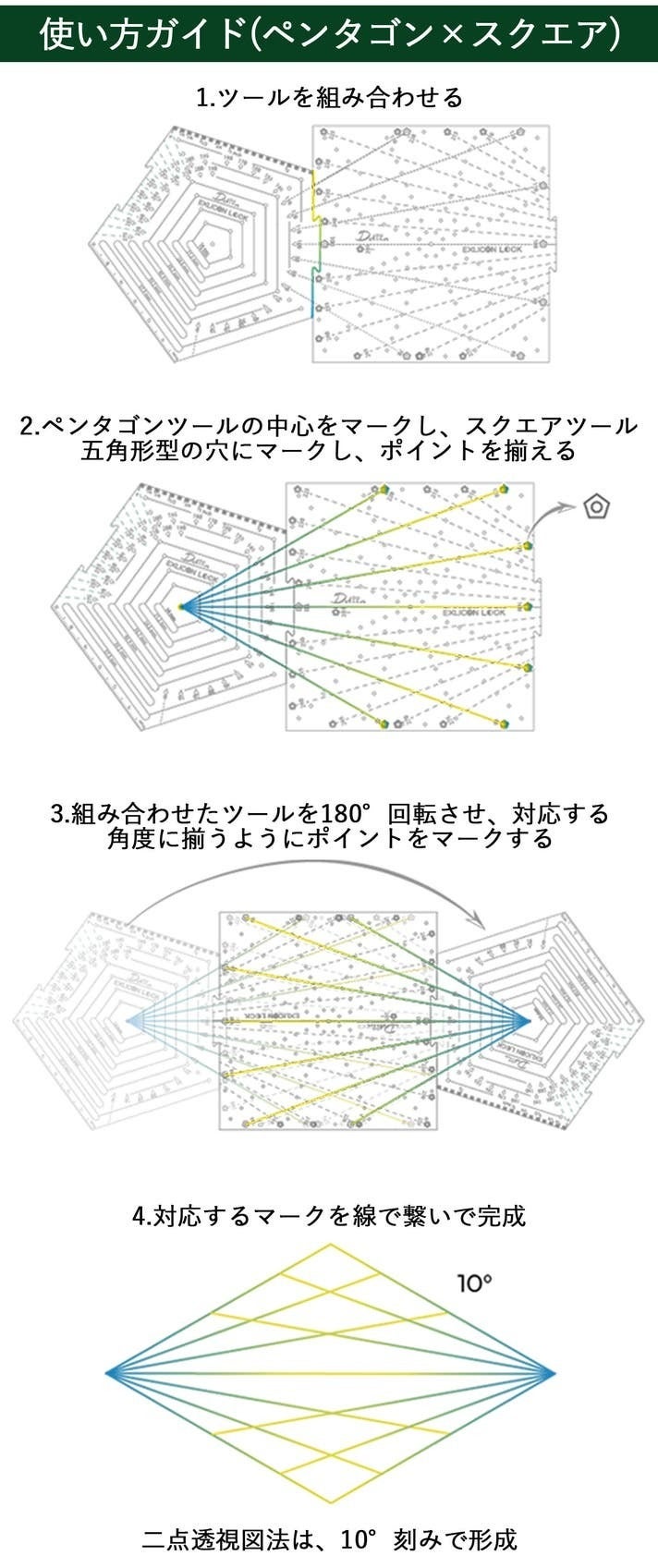 見取り図　法被 一点～四点透視図法を手軽に描ける！趣味も仕事もデザインの幅を広げる