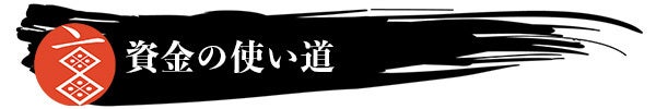 資金の使い道