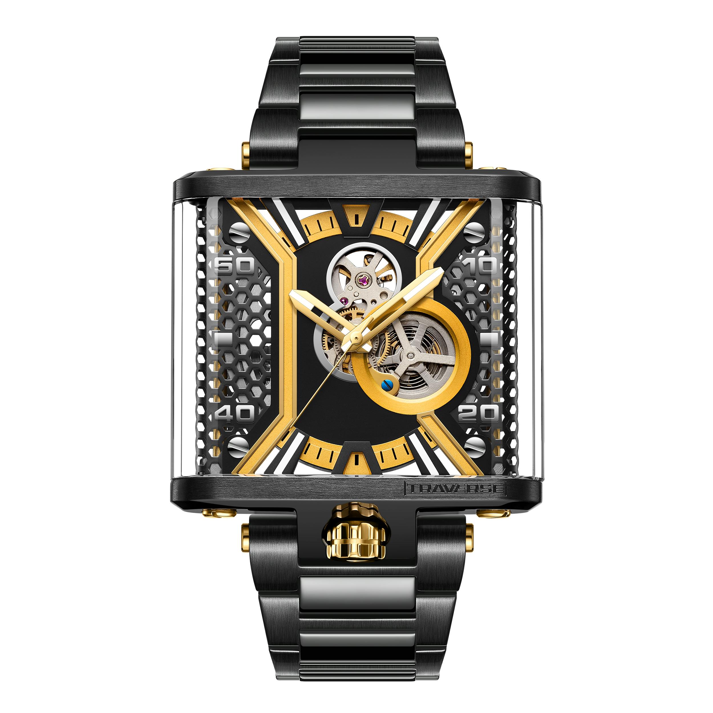 機械式スケルトン時計 知の系譜】受け継がれる360度スケルトン 機械式腕時計『LEXTEP2