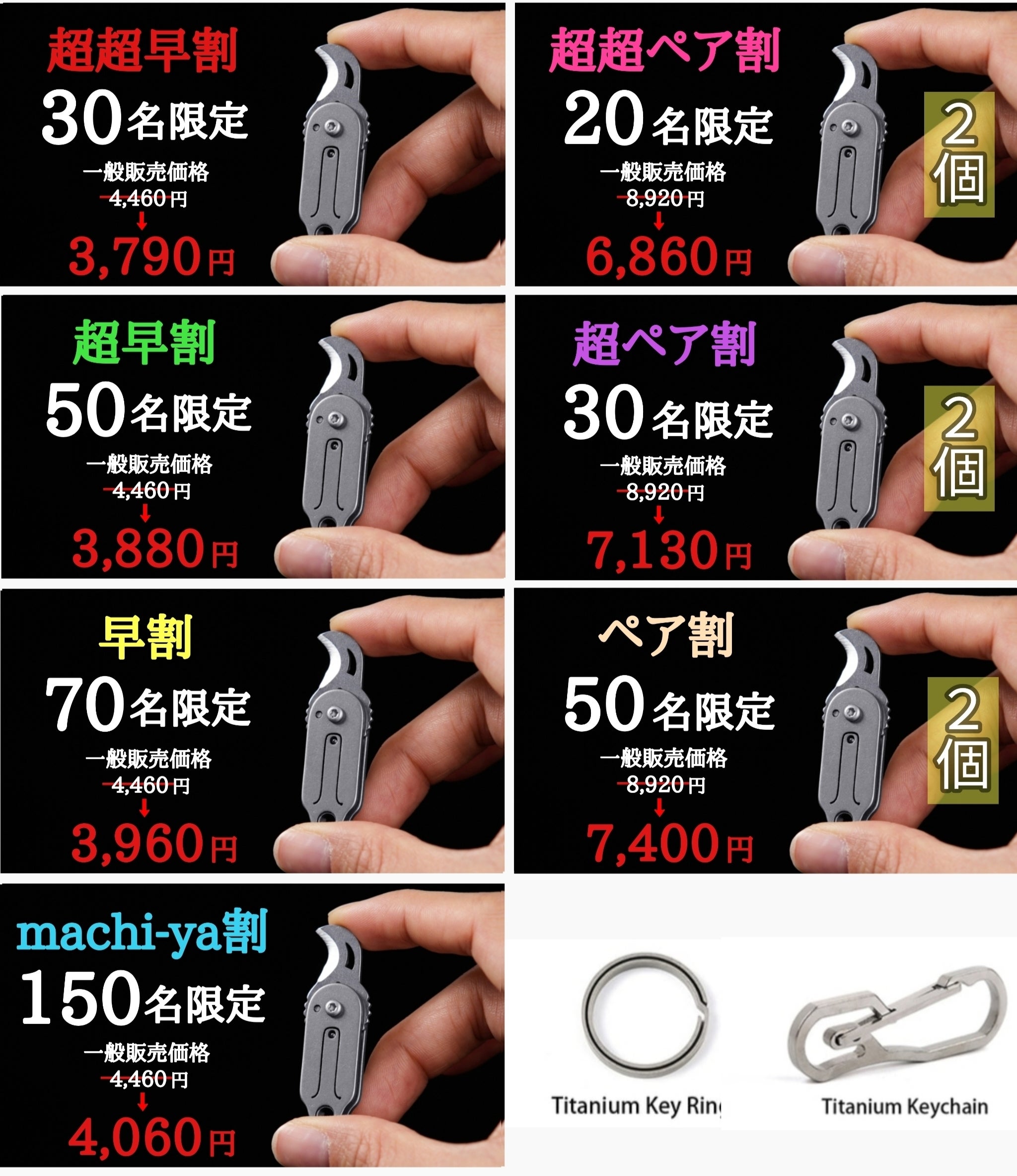 正規品・WanWu LeZhi チタン フルセット付属品はすべて揃っています。 KOTO 6角x12角 極薄めがねレンチセット LW-8140 なめにくい六角と