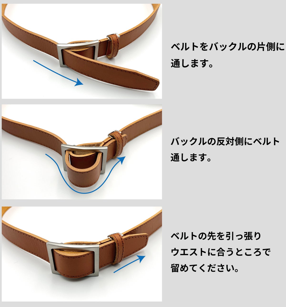 新品 MARK & LONA レザーベルト 日本製 MLF-1C-FB15 Ⓢ 自由調整＆どこでも止まる！スライド式で超絶ジャストフィット 新次元