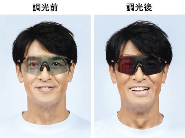 全天候型調光レンズ】鮮明に走りのパフォーマンスを上げる高機能