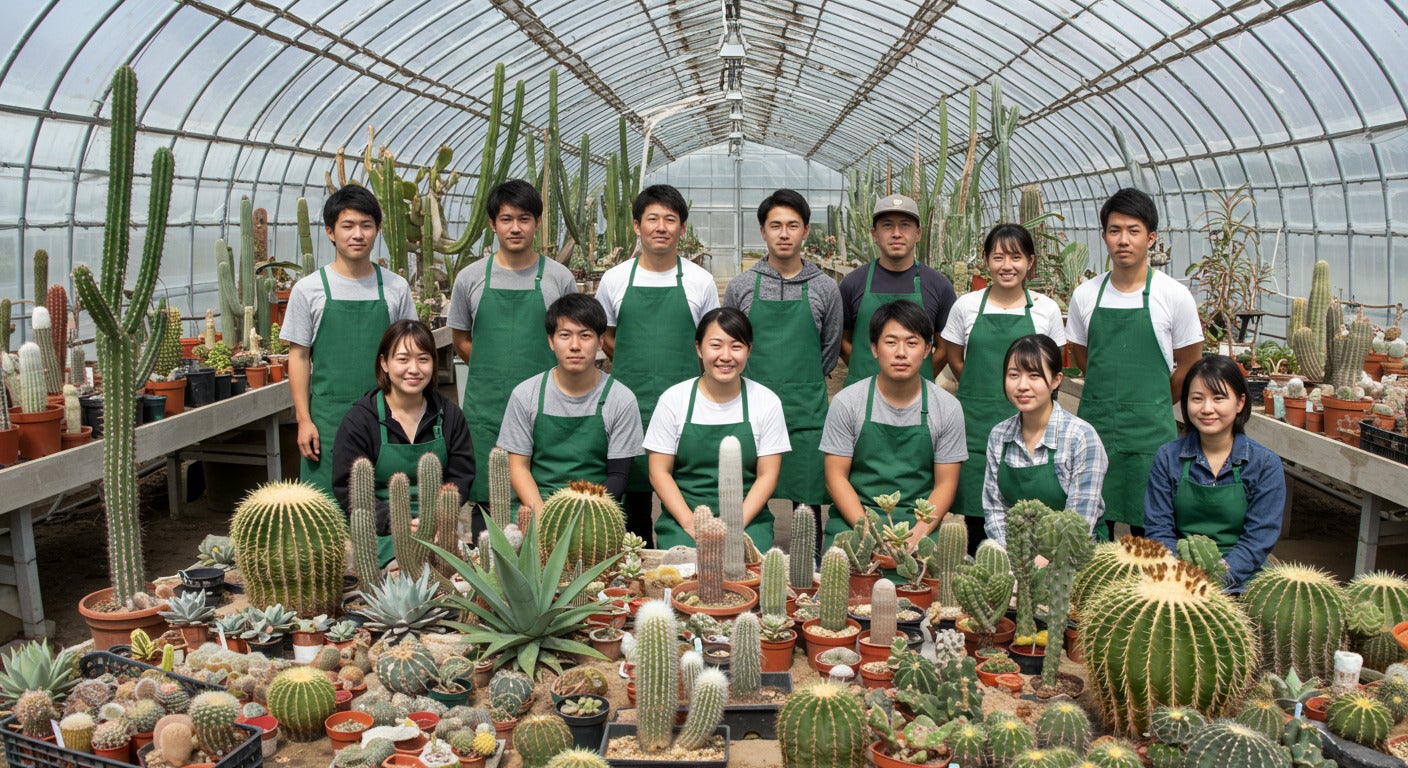 園芸界激震】三和園プロジェクト！多肉植物園の常識を覆す複合施設を