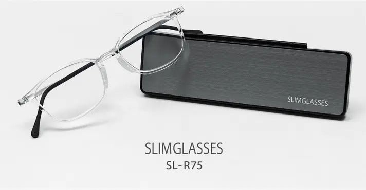 スマホのようにうすい。ポケットに入れて持ち歩けるモバイル老眼鏡