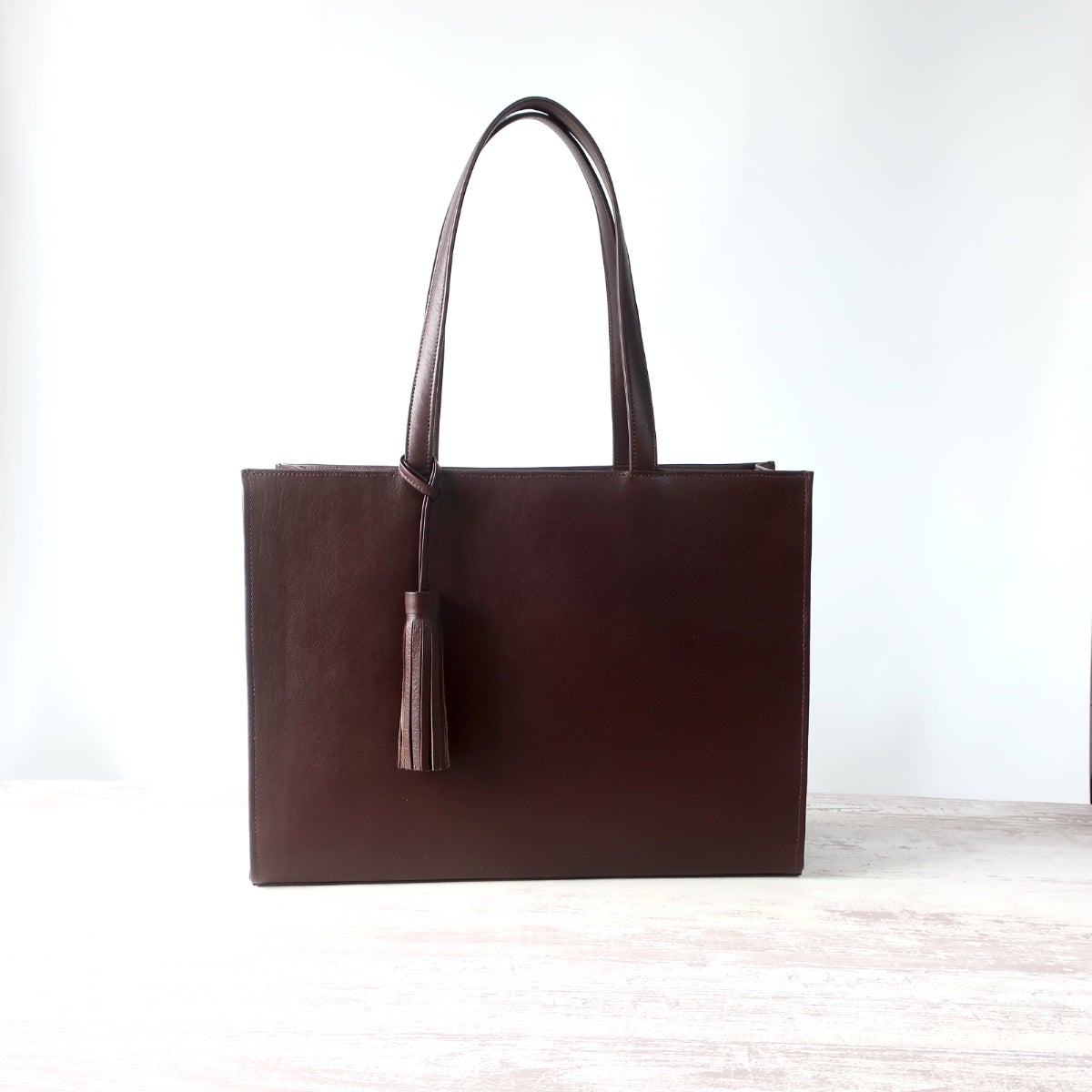 上質な本革】カクカク・しかくいトートbag A4サイズ｜naoao.bag