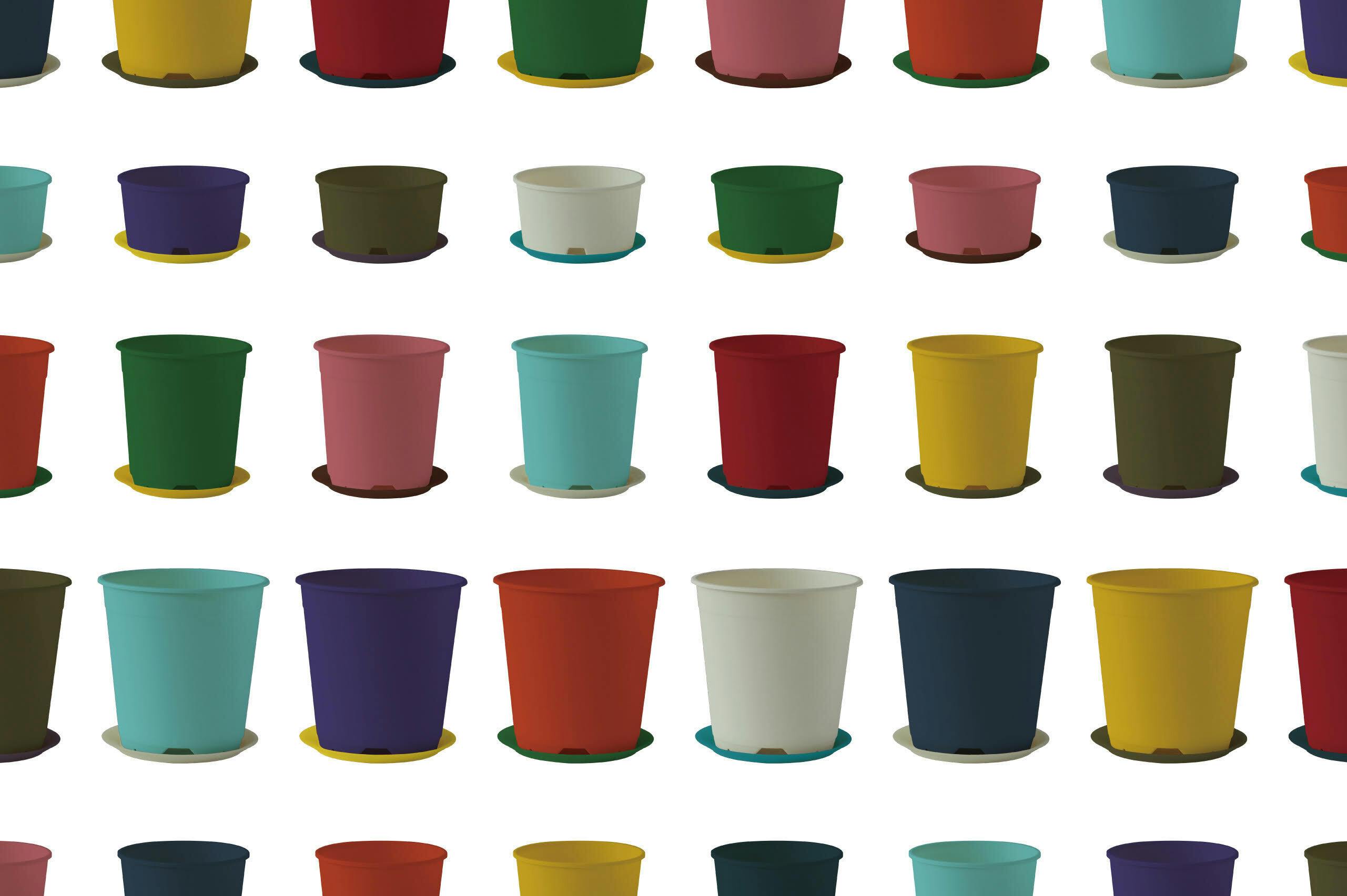 みなさんの「ほしい！」に応えて、19色から選べるオリジナルプラ鉢