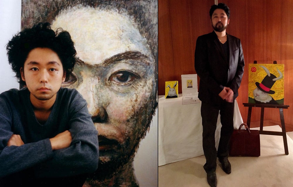 群馬・桐生で亡き父へ捧ぐ追悼展、代表作「月と太陽とウサギ」を世界
