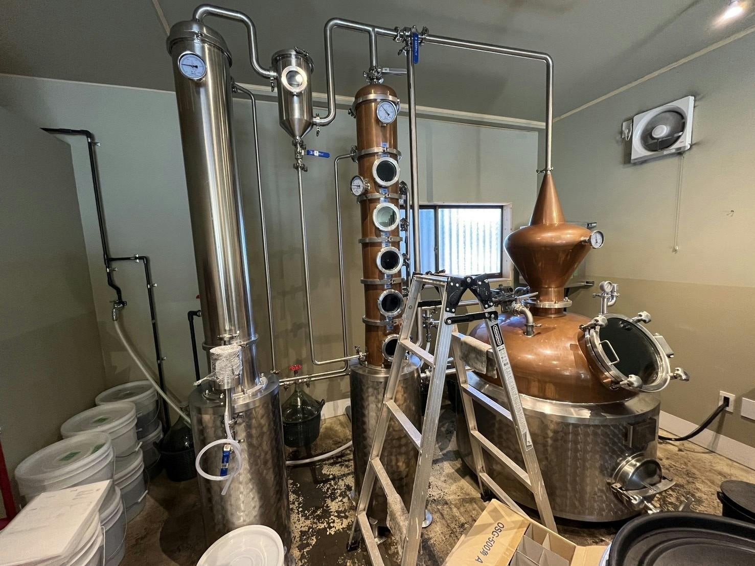 蒸溜所の様子