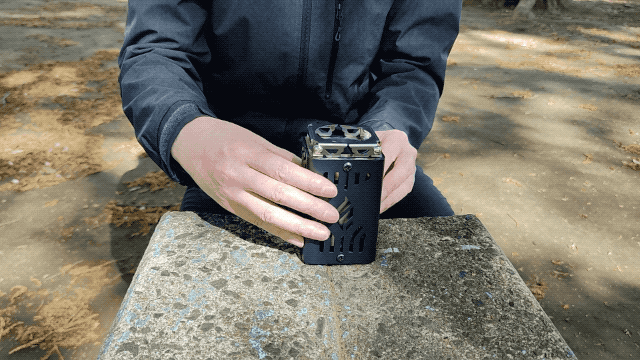 周囲のキャンパーがザワつく！冒険心をくすぐる高火力な手のひらサイズ