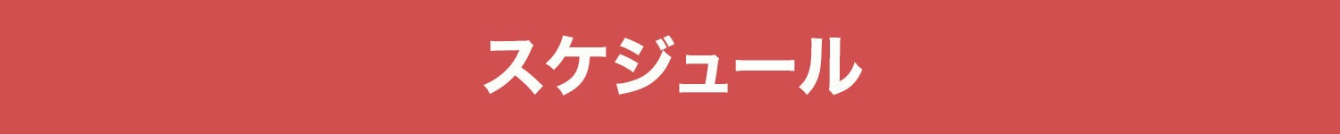 スケジュール