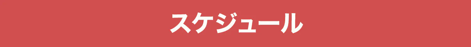 スケジュール
