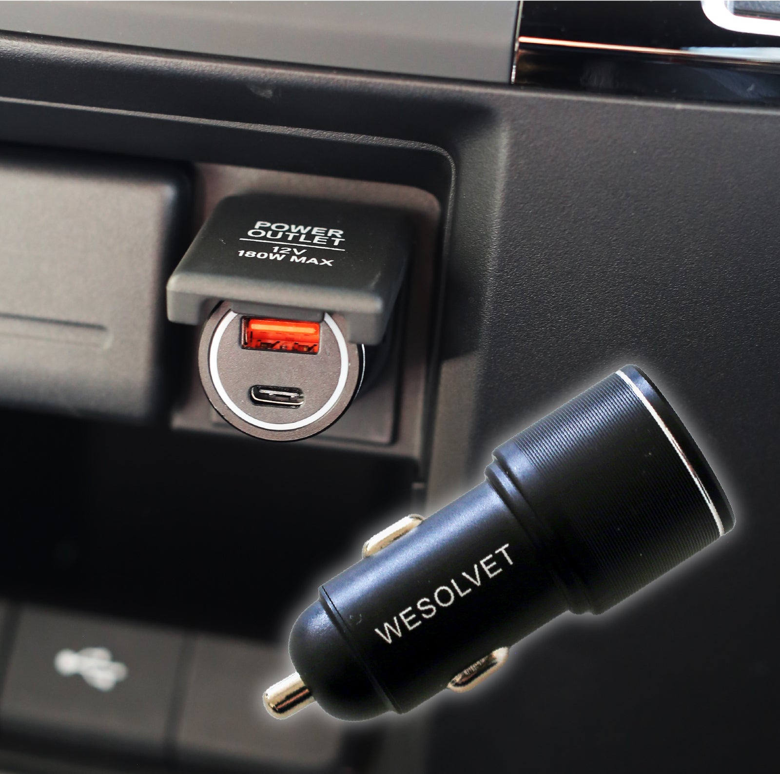 愛車と仲間に繋がる』革新スマートタグ — シガーソケット型充電器