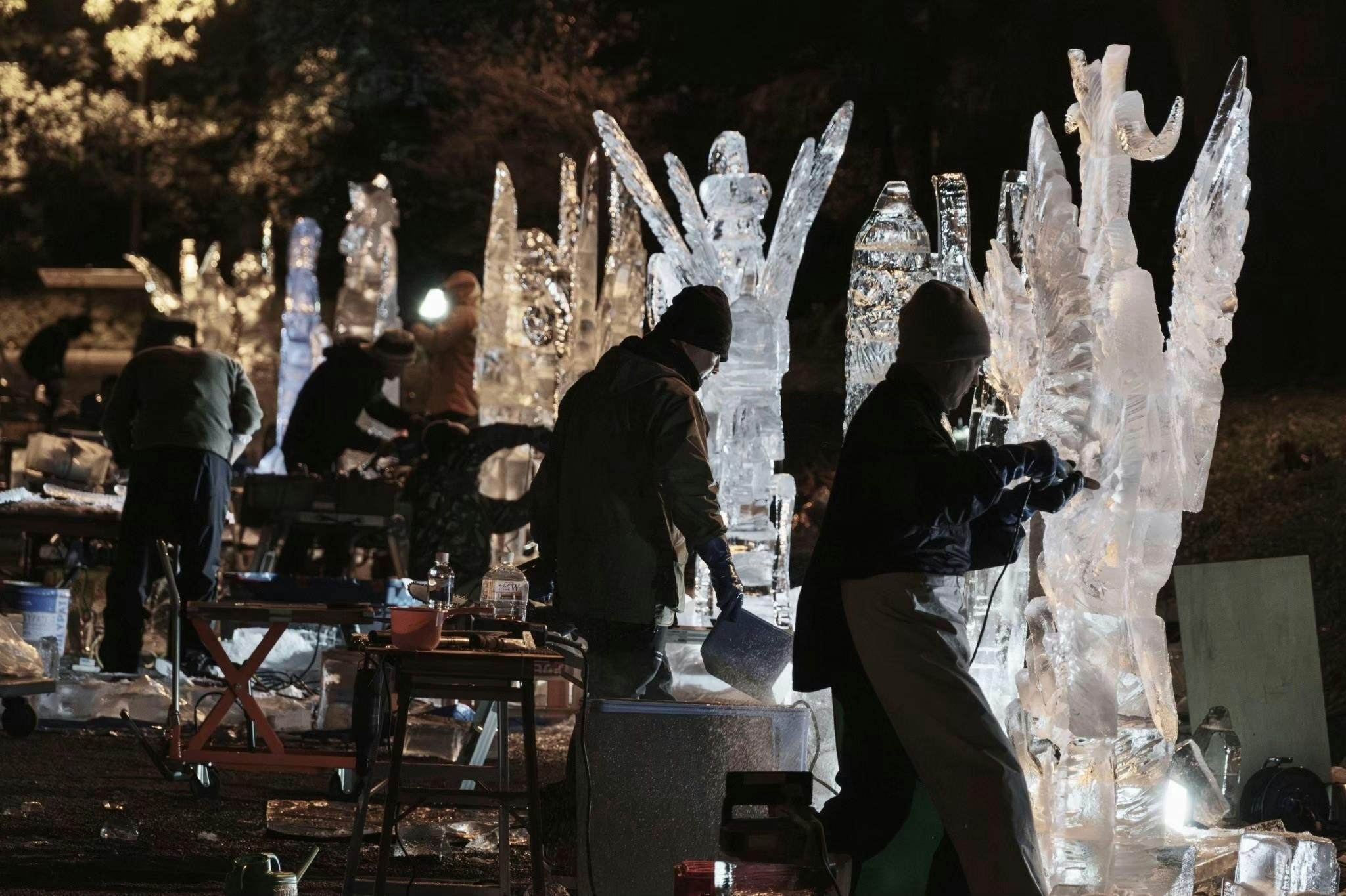 第50回 明治神宮奉納全国氷彫刻展】“氷の芸術”が生み出す美しさと平和