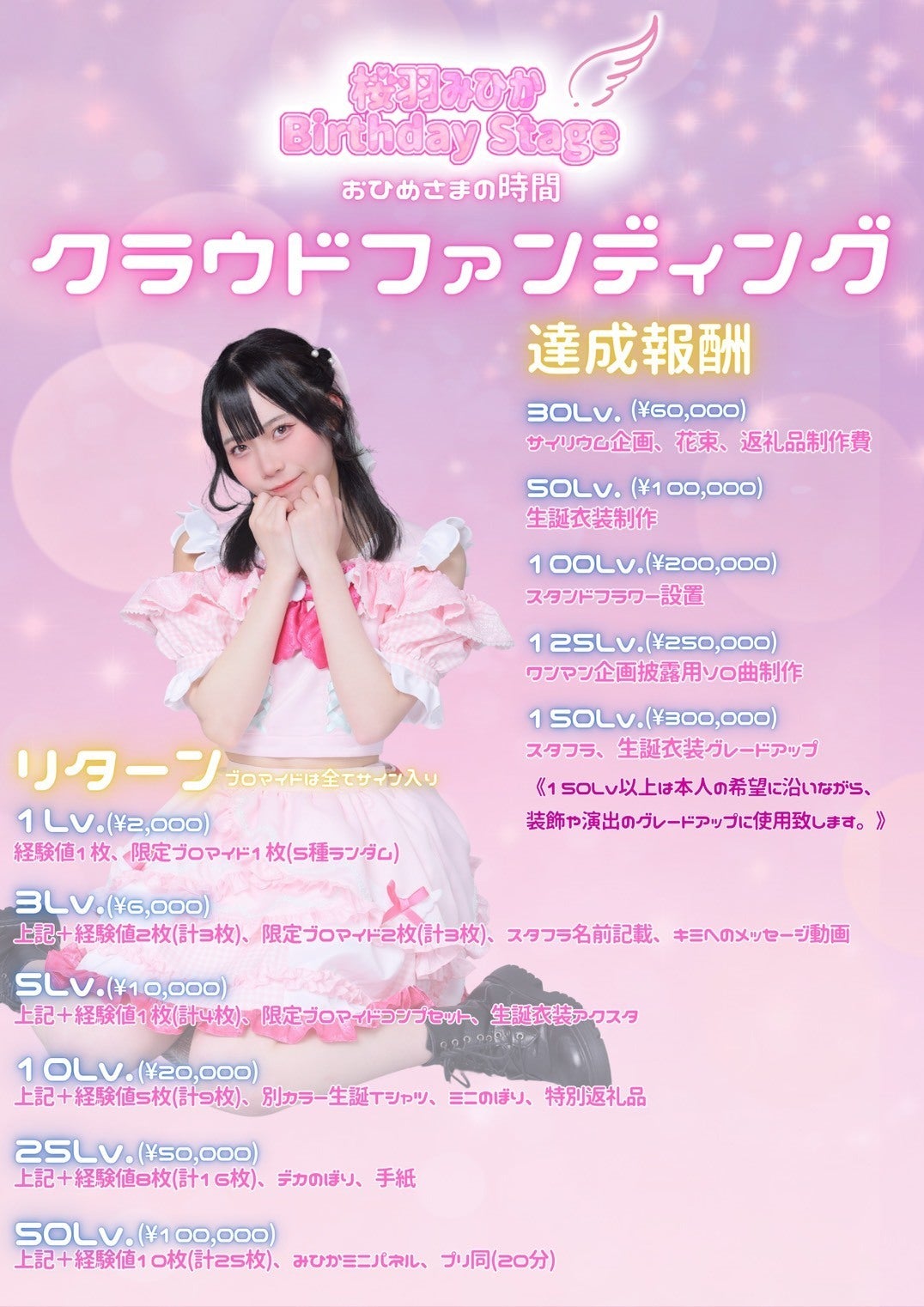桜羽みひか生誕祭応援クラウドファンディング - CAMPFIRE (キャンプ