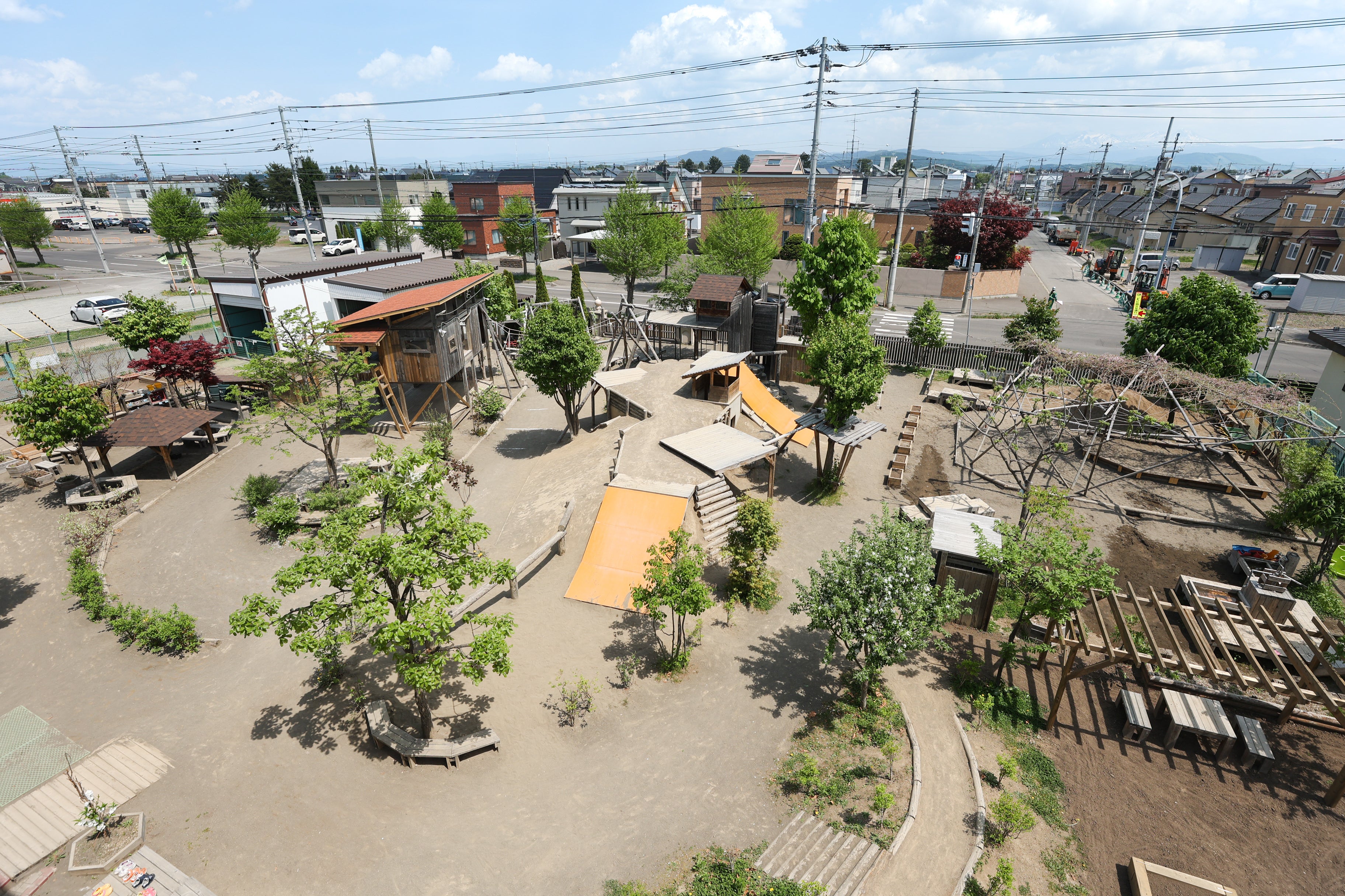 旭川ふたば幼稚園　園庭写真