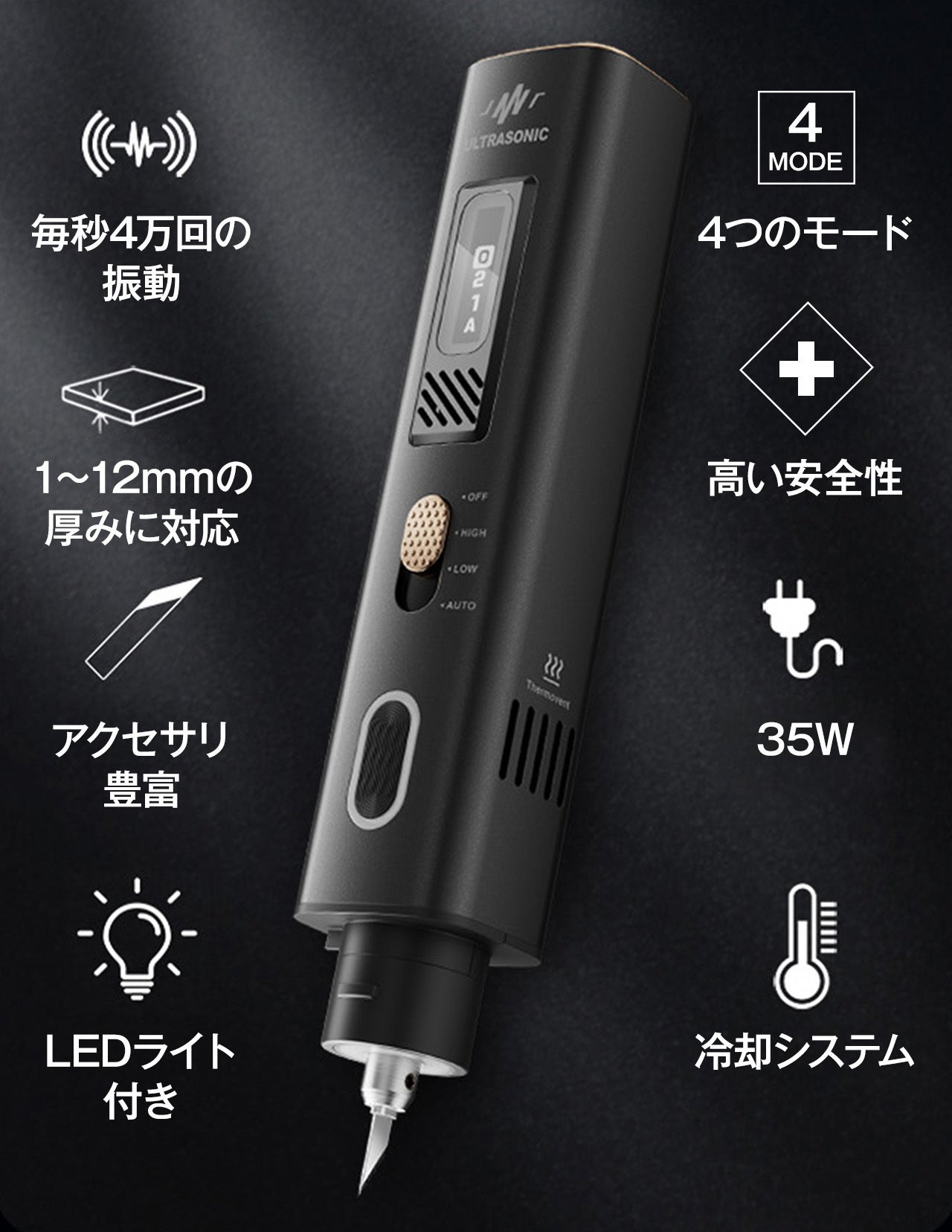 1万円台の衝撃！切る×磨くが1台で完結する超音波ツール「PENDORA