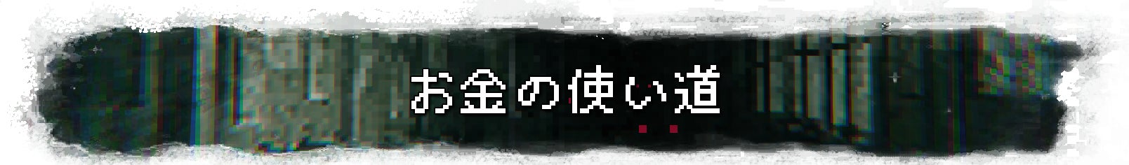 お金の使い道