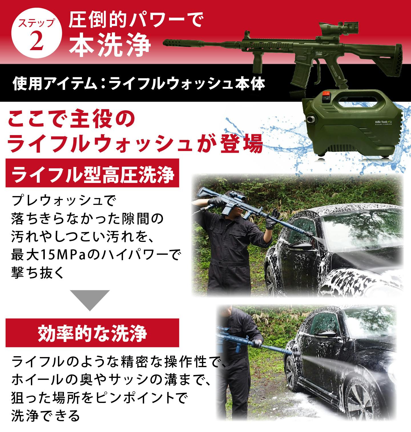 ライフル型高圧洗浄機「ライフルウォッシュはもうここでしか買えない