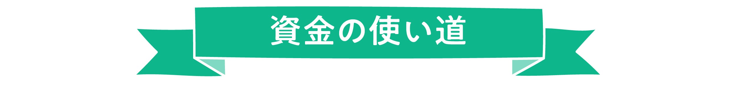 資金の使い道