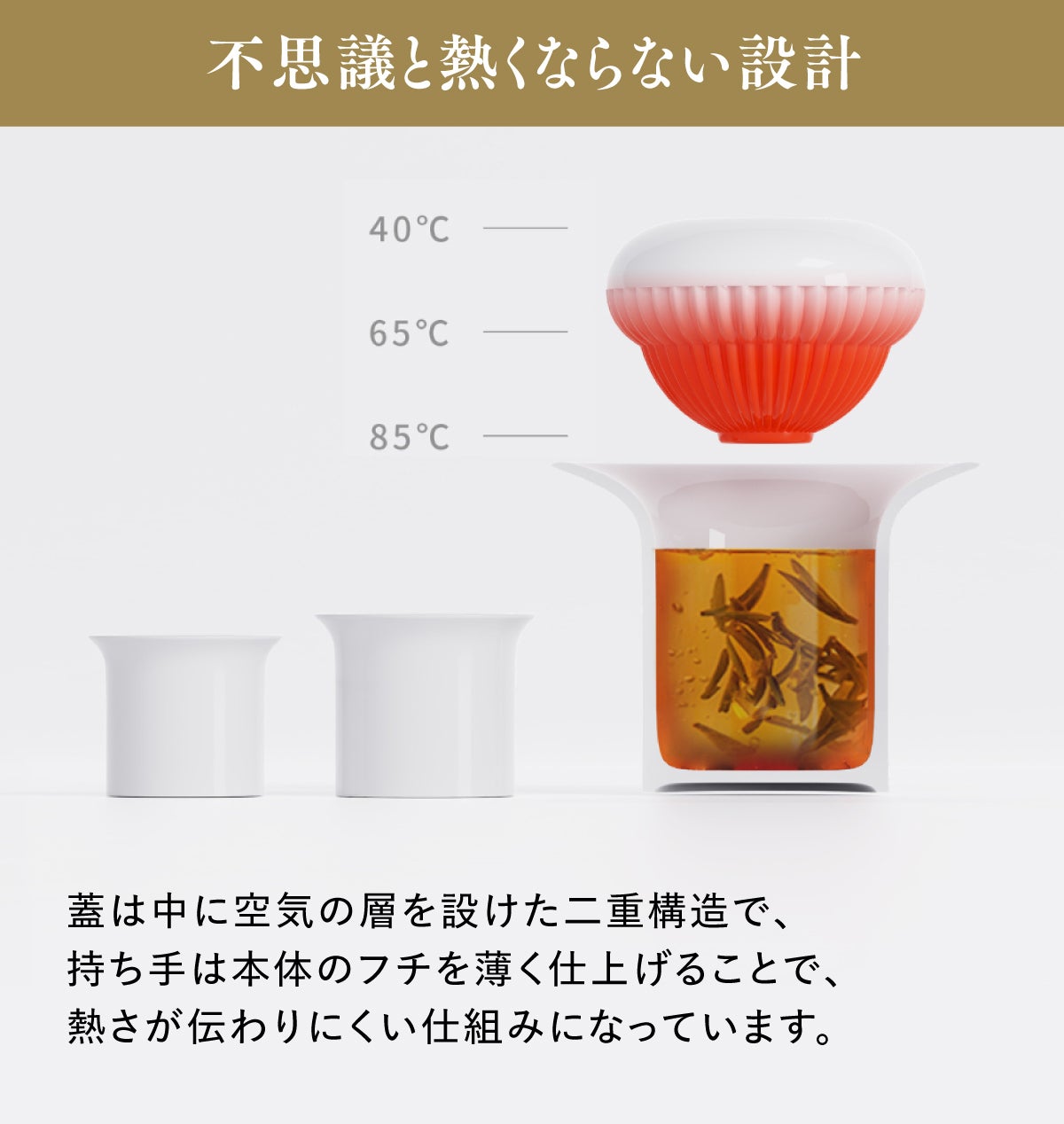 難しい作法はいらない|デザイン賞受賞の新発想急須セットで、お茶も