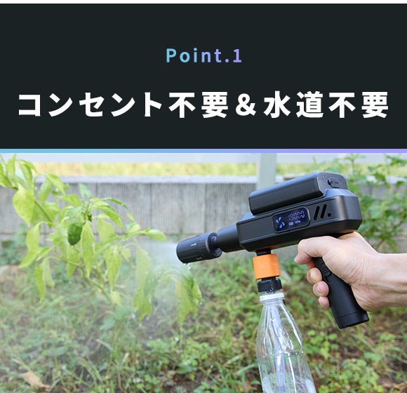 どこでも、洗える。超軽量×折り畳み×パワフル水圧！常識を覆す