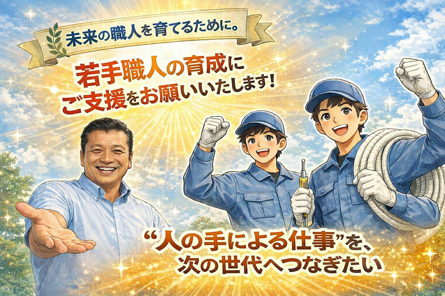 レトロ機を愛する職人 エアコン工事の技術を守る。必要な人の手の仕事を若者へ残します