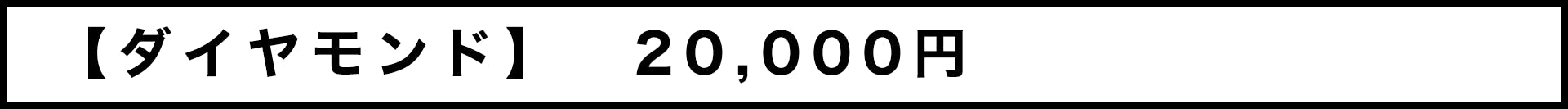 【ダイヤモンド】20,000円