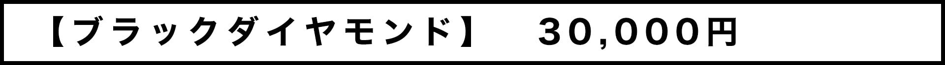 【ブラックダイヤモンド】30,000円