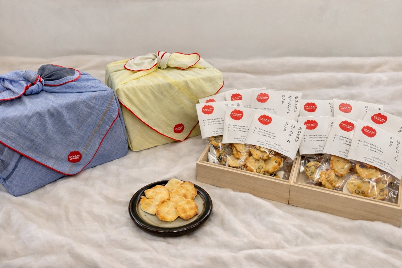 西脇門柳山の天然水をつかった 「僕が本当に造りたかったおかき」を 西脇門柳山の天然水をつかった 「僕が本当に造りたかったおかき」を
