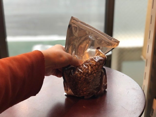 chouette blanche, コーヒー, パッケージ, 袋