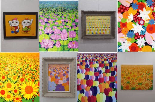 日本代表作品 開運招き猫】50歳母ちゃん画家 NYで世界デビュー＆人生再