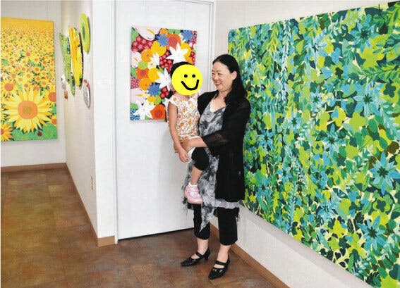 日本代表作品 開運招き猫】50歳母ちゃん画家 NYで世界デビュー＆人生再