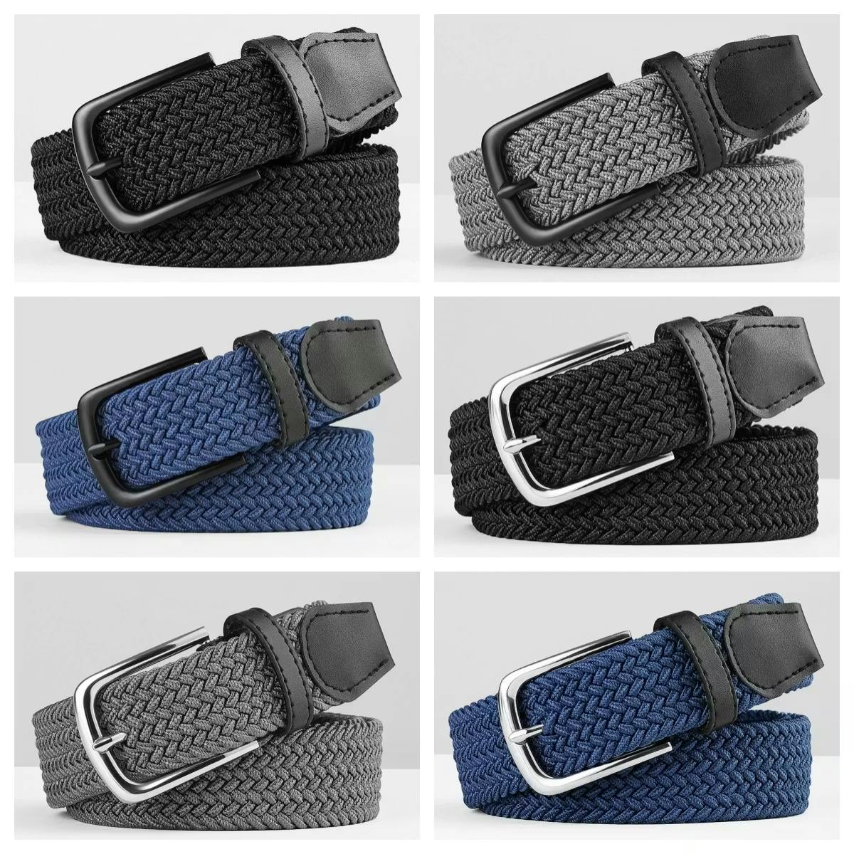 穴なし・無段階でぴったり。 痩せても太っても使える“伸縮編み込み