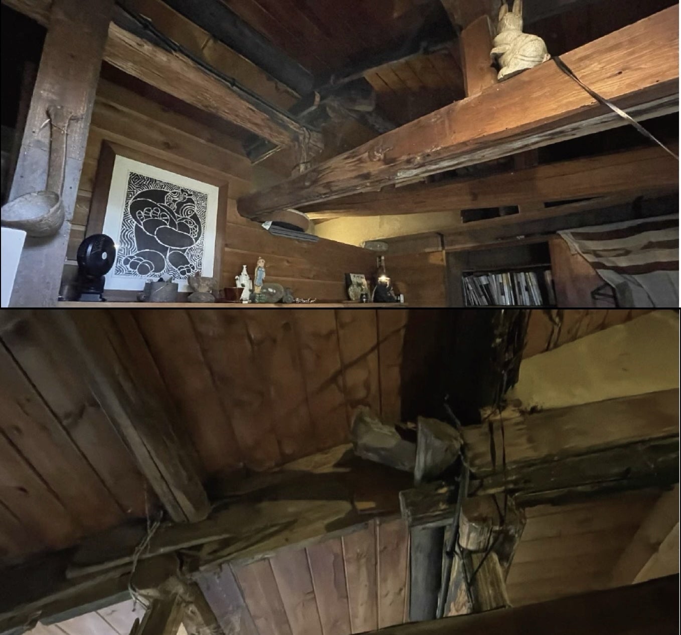 写真画像-室内の損傷状況