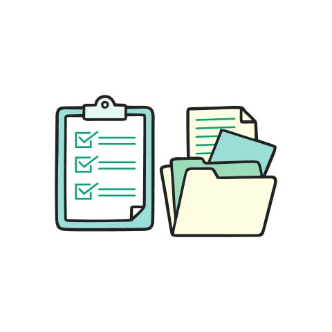 書類整理サポートのアイコン