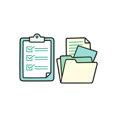 書類整理サポートのアイコン