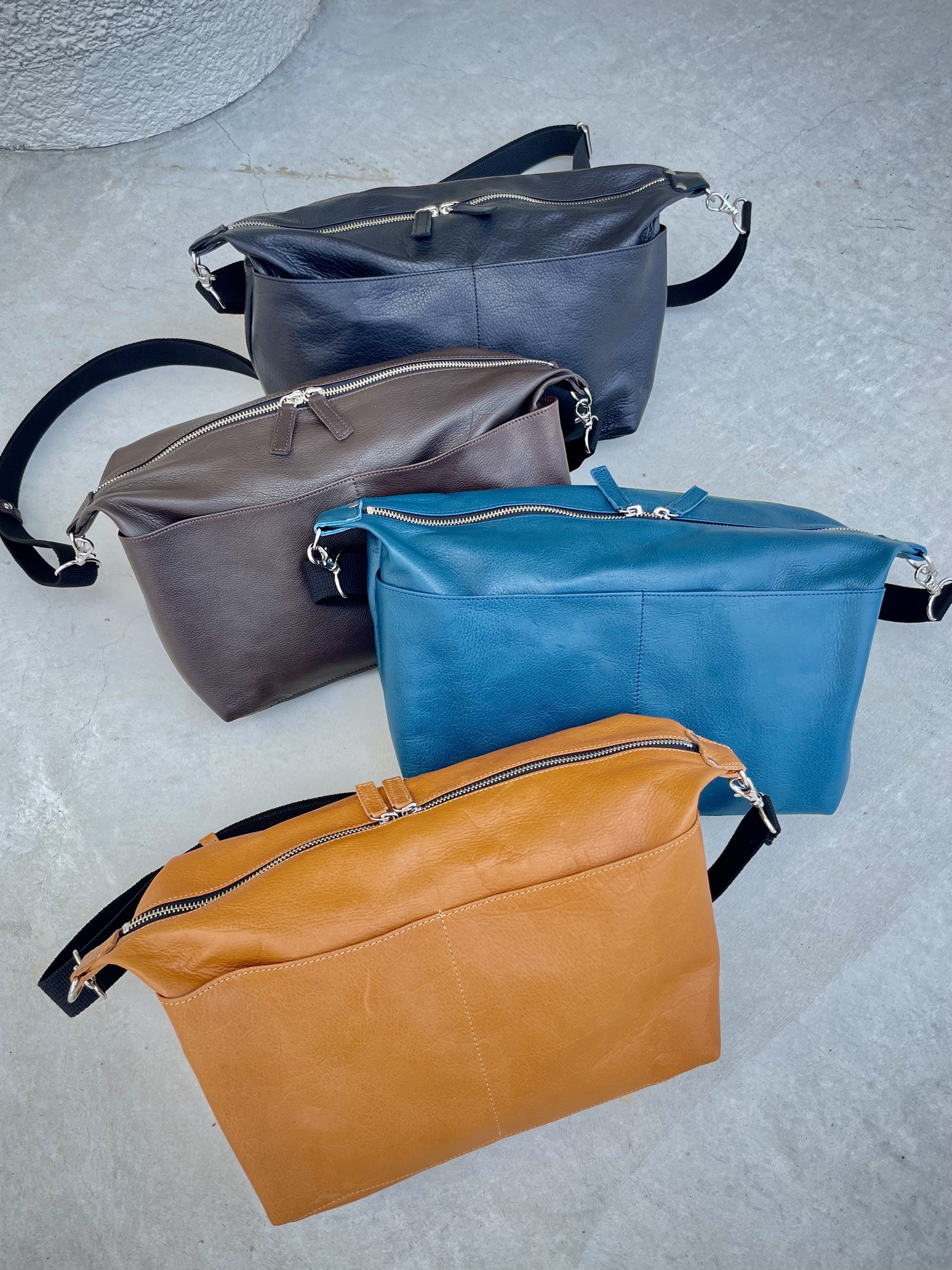 デッドストック革を愛着の湧くモノへ。軽くて柔らか！くたっと心地よい