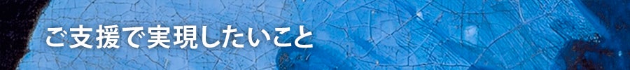 ご支援で実現したいこと
