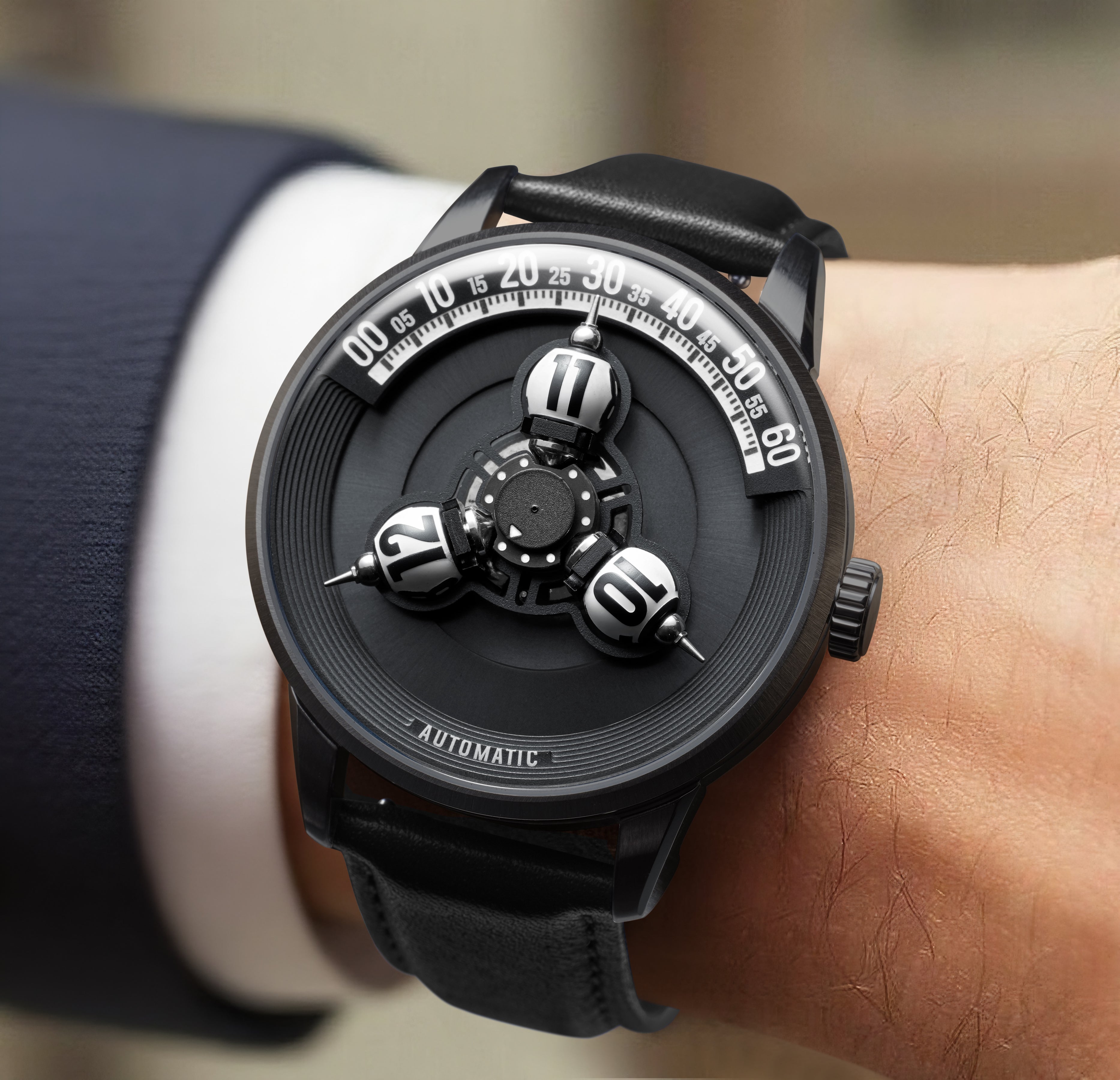TIMEORB】回転球の動きで時を優雅に感じる革新的な機構の自動巻き